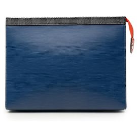 Louis Vuitton Blue Epi Pochette Voyage MM