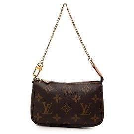 Louis Vuitton Brown Monogram Mini Pochette Accessoires
