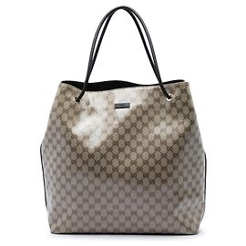 Borsa Tote Gucci Gifford Large GG Crystal Beige