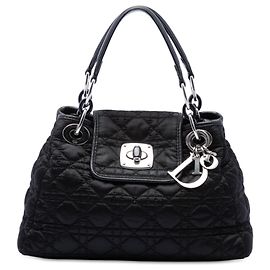 Autre Marque Bolso Dior Black Nylon Cannage Charming Lock