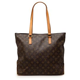 Louis Vuitton Brown Monogram Cabas Mezzo