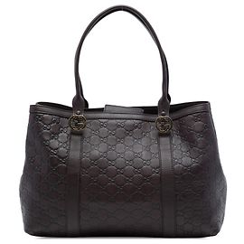 Borsa Tote Gucci Purple Guccissima Miss GG