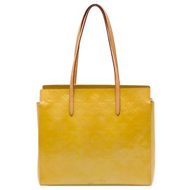 Louis Vuitton Yellow Monogram Vernis Catalina East West
