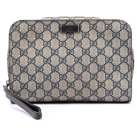 Clutch Gucci Beige GG Supreme