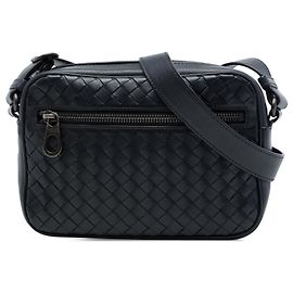 Borsa Camera Bottega Veneta in Nappa Intrecciato nera