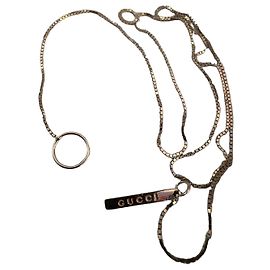 Gucci Lariat Anhänger aus 18kt Weißgold