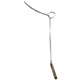 Gucci Colgante Lariat en oro blanco 18kt
