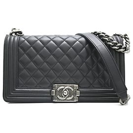 Borsa a tracolla con catena Chanel Boy 25
