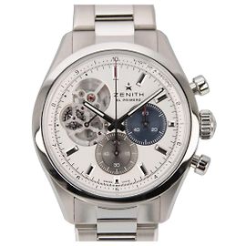 Zénith Zenith Chronomaster Open Automatico 39.5mm Quadrante Bianco
