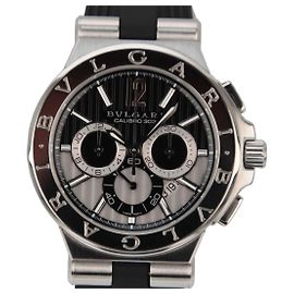 Orologio Bulgari Diagono Calibro 303 DG42SCH Automatico 42mm Nero & Argento