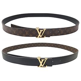 NUOVA CINTURA LOUIS VUITTON ICONIC LV MONOGRAM LOGO REVERSIBLE M0570 T90