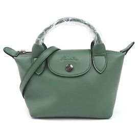  mala de ombro Longchamp Le Pliage Extra XS em Verde