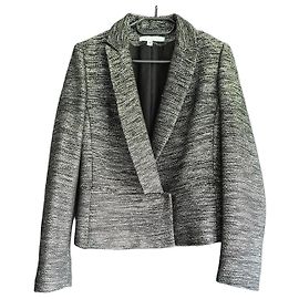 Diane Von Furstenberg Texturierte kurze Jacke