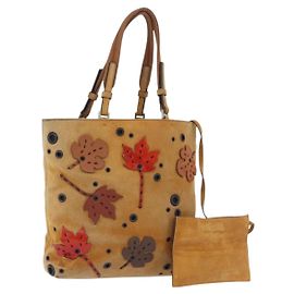FENDI Handtasche aus beigem Wildleder authentisch 202880