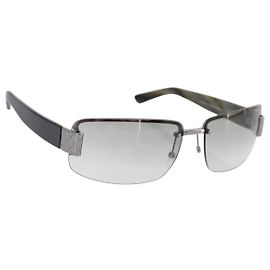Occhiali da sole senza montatura GUCCI plastica Gray Auth BA15681
