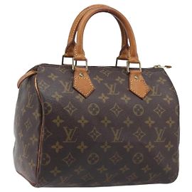 LOUIS VUITTON Monogram Speedy 25 Hand Bag M41528 LV Auth 200564