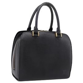 Bolsa de mão LOUIS VUITTON Epi Pont Neuf Black M52052 LV Auth ka6113