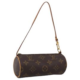 LOUIS VUITTON Monogram Papillon Pouch LV Auth BA15730