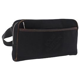 LOUIS VUITTON Damier Geant Acrobat Shoulder Bag Canvas Black M93620 Auth BA15710