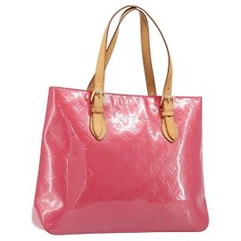 LOUIS VUITTON Monogram Vernis Brentwood Bag Fran Boise M9151F LV Auth 197865V
