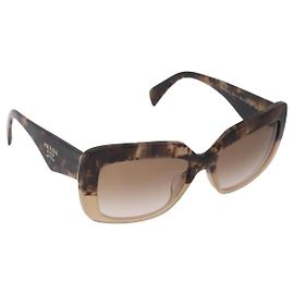 Óculos de sol PRADA plástico Brown CC Auth am12589V