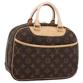 LOUIS VUITTON Monogram Trouville Handtasche M42228 LV Auth 202808SAM