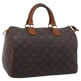 LOUIS VUITTON Monogram Speedy 30 Hand Bag M41526 LV Auth 200504