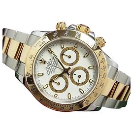 ROLEX Daytona combination white( cream) Ref.116523 Y series Mens