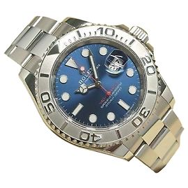 ROLEX YACHT-MASTER 40 blaues Zifferblatt 116622 '18 erworben Herren