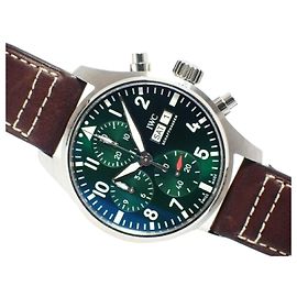 Orologio IWC Pilot's watch Chronograph 41 green IW388103 '21 Uomo