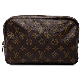 Louis Vuitton Monogram Trousse Toilette 23 Etui Braun