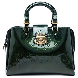 Borsa Louis Vuitton Monogram Vernis Melrose Avenue Verde