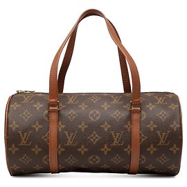 Louis Vuitton Monogram Papillon 30 Handtasche Braun