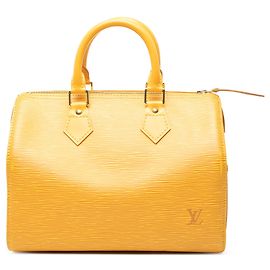 Louis Vuitton Epi Speedy 25 Boston Tasche Gelb