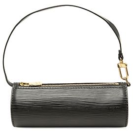 Bolsa de mão Louis Vuitton Epi Pochette Papillon Preta