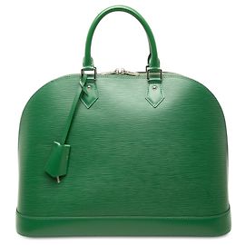 Louis Vuitton Epi Alma GM Handtasche Grün