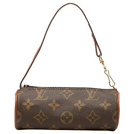 Borsa a mano Louis Vuitton Monogram Papillon Pochette Marrone