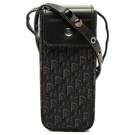 Autre Marque Bolsa Tiracolo para Telemóvel Diorissimo Trotter Canvas preta Dior