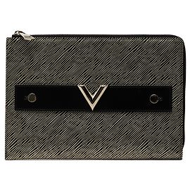 Borsa a Pochette Louis Vuitton Epi Essential V Argento