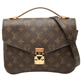 Bolsa Louis Vuitton Monogram Pochette Metis Castanha