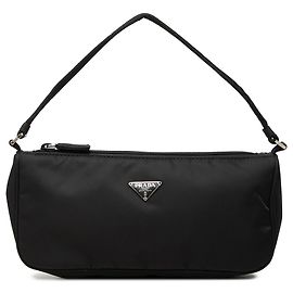 Borsa a tracolla Pochette Prada Tessuto Nera