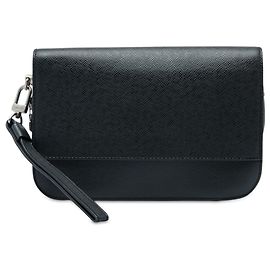 Louis Vuitton Taiga Pochette Baikal Clutch Bag Schwarz