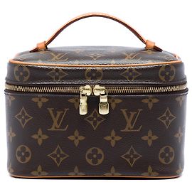 Neceser Louis Vuitton Monogram Nice Mini marrón