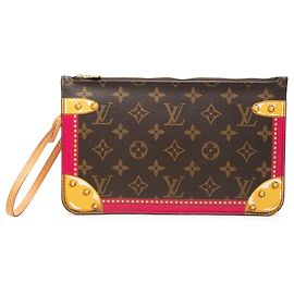 Bolso Louis Vuitton Monogram Summer Trunks Neverfull MM Marrón