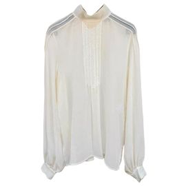 Top Chanel in lana multicolore taglia 34