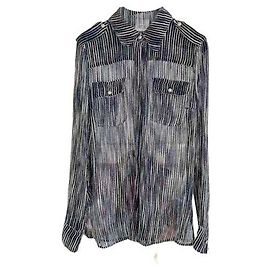 Chanel Cotton Top Multi Color Size 38