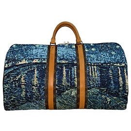 LOUIS VUITTON KEEPALL 60 - Starry Night Over the Rhône (Van Gogh)