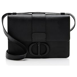 Autre Marque Dior 30 Montaigne Klappentasche aus Leder