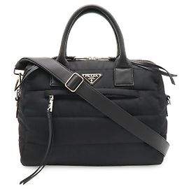 Bolso Prada Bomber de nylon negro