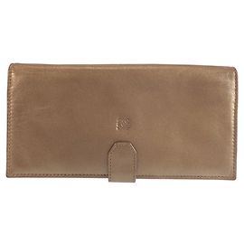 Cartera larga Loewe Bronce Metalizado